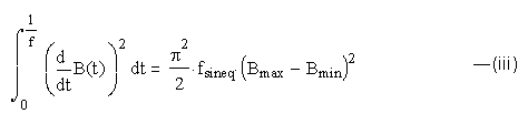 equivalent sinusoidal frequency formulae